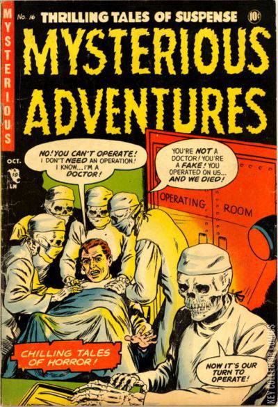 Cover art for Mysterious Adventures #16