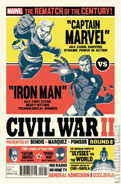 Variant Cover for Civil War II #8