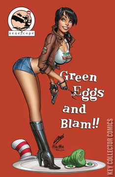 Variant Cover for Man Goat and the Bunnyman: Green Eggs & Blam #1