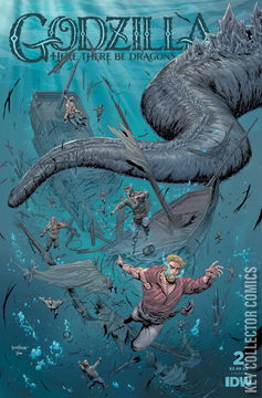 Variant Cover for Godzilla: Here There Be Dragons #2