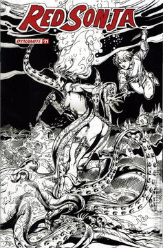 Variant Cover for Red Sonja #21