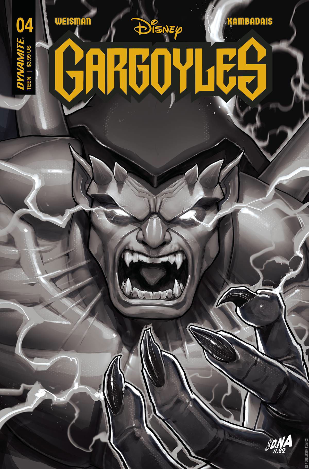 Cover art for Gargoyles #4 
