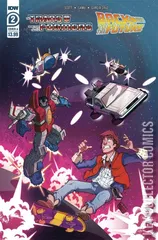Variant Cover for Transformers / Back to the Future #2