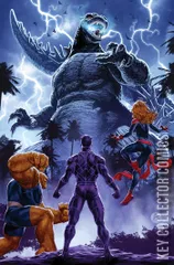 Variant Cover for Godzilla Destroys the Marvel Universe #4