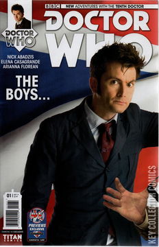 Variant Cover for Doctor Who: The Tenth Doctor #1