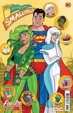 Variant Cover for Fire and Ice: Welcome to Smallville #1