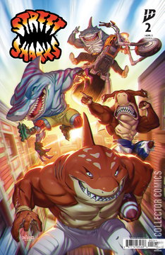 Variant Cover for Street Sharks #2