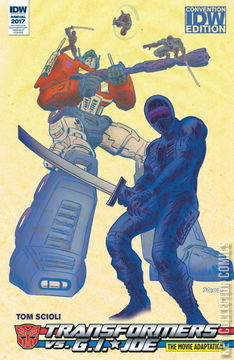 Variant Cover for Tranformers vs. G.I. Joe Movie Adaptation #1