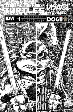 Variant Cover for Teenage Mutant Ninja Turtles / Usagi Yojimbo: WhereWhen #4