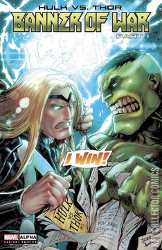 Variant Cover for Hulk vs. Thor: Banner of War - Alpha #1