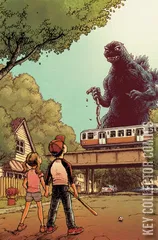 Variant Cover for Godzilla vs America: Chicago