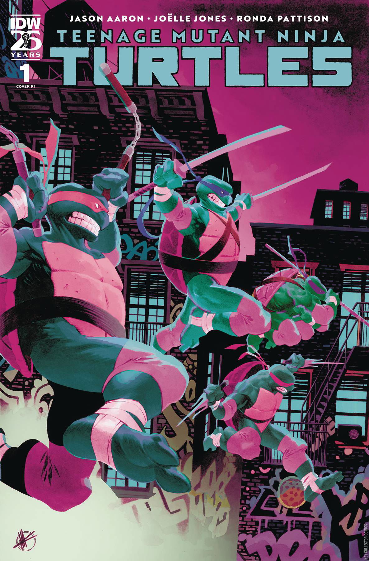 Cover art for Teenage Mutant Ninja Turtles #1 
