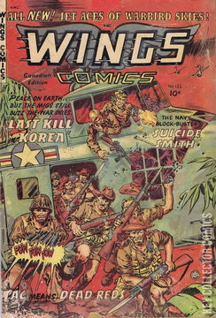 Variant Cover for Wings Comics #122