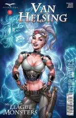 Variant Cover for Van Helsing vs. The League of Monsters #3
