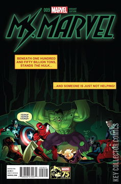 Variant Cover for Ms. Marvel #9