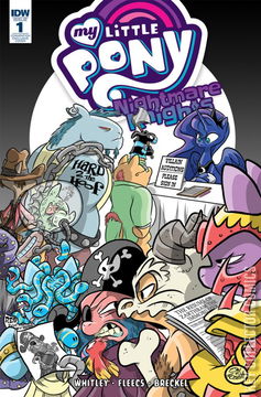 Variant Cover for My Little Pony: Nightmare Knights #1