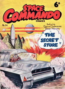 Space Commando Comics #54 