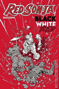 Variant Cover for Red Sonja: Black, White, Red #8