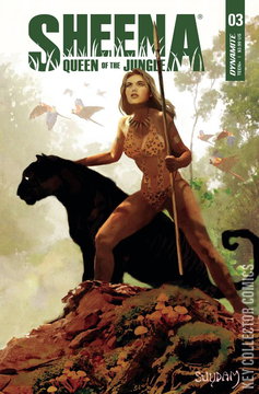 Variant Cover for Sheena, Queen of the Jungle #3