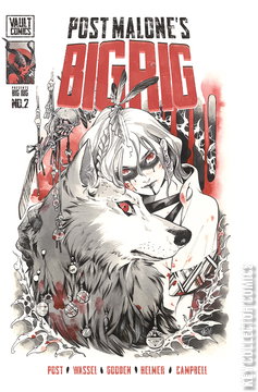 Variant Cover for Post Malone's Big Rig #2