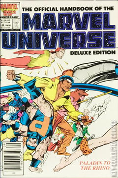 Variant Cover for The Official Handbook of the Marvel Universe - Deluxe Edition #10