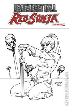 Variant Cover for Immortal Red Sonja #6