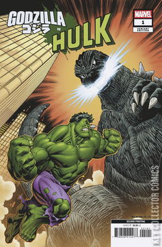 Variant Cover for Godzilla vs The Incredible Hulk #1
