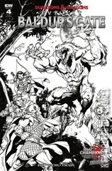 Variant Cover for Dungeons & Dragons: Evil at Baldur’s Gate #4