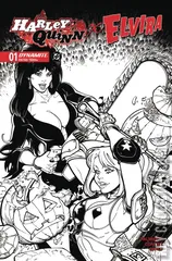 Variant Cover for Harley Quinn x Elvira #1
