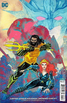 Variant Cover for Justice League Aquaman: Drowned Earth #1