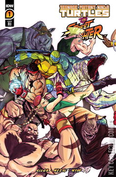 Variant Cover for Teenage Mutant Ninja Turtles vs. Street Fighter #1