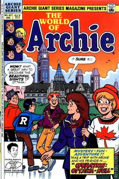 Archie Giant Series Magazine #627 Published January 199