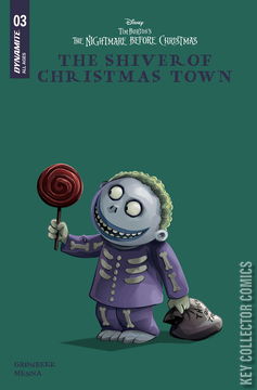 Variant Cover for The Nightmare Before Christmas: The Shiver of Christmas Town #3
