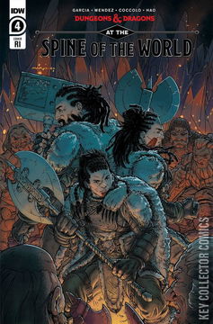 Variant Cover for Dungeons & Dragons: At the Spine of the World #4