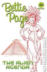Variant Cover for Bettie Page: Alien Agenda #4