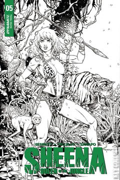 Variant Cover for Sheena, Queen of the Jungle #5