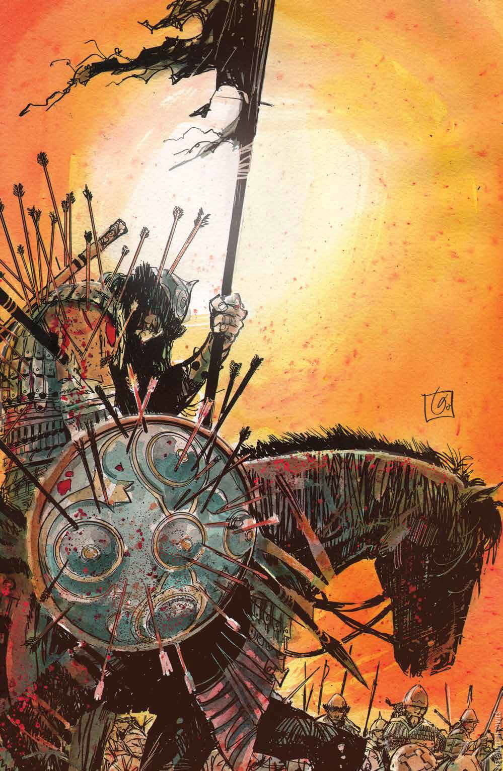 Cover art for BRZRKR: The Lost Book of B #1 