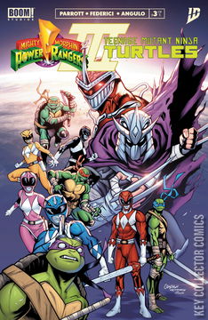 Variant Cover for Mighty Morphin Power Rangers / Teenage Mutant Ninja Turtles #3