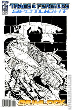 Variant Cover for Transformers Spotlight: Grimlock #1