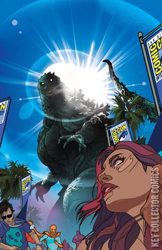 Variant Cover for Godzilla vs America: San Diego #3