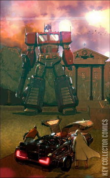 Variant Cover for Transformers / Back to the Future #1