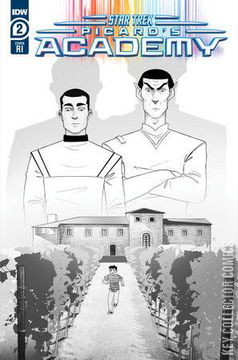 Variant Cover for Star Trek: Picard's Academy #2