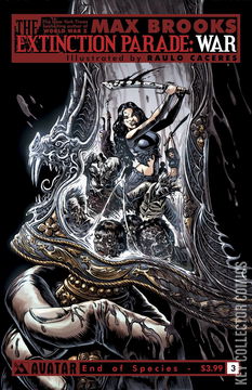 Variant Cover for The Extinction Parade: War #3