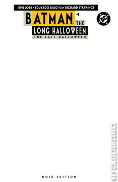 Variant Cover for Batman: The Long Halloween - The Last Halloween Noir Edition #1