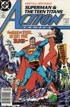 Variant Cover for Action Comics #584