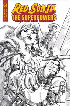 Variant Cover for Red Sonja: The Superpowers #4