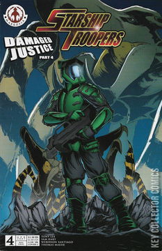 Variant Cover for Starship Troopers: Damaged Justice #4