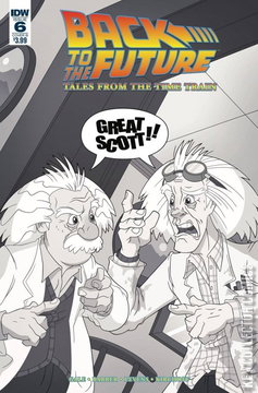 Variant Cover for Back to the Future: Tales From the Time Train #6
