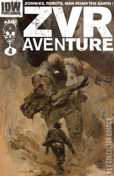 Variant Cover for Zombies vs. Robots: Aventure #4