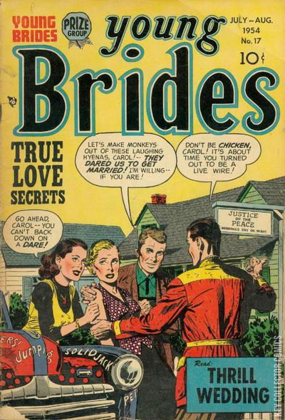 Cover art for Young Brides #17